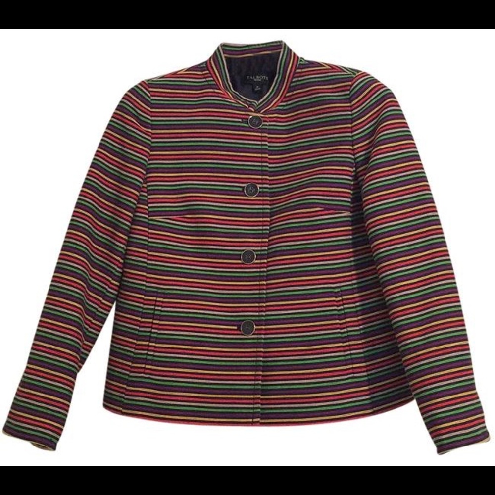Talbots Multi Colored Blazer